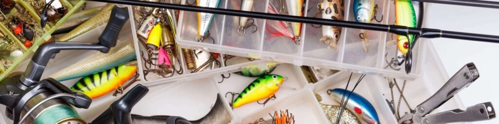 fishing pole tackle lures