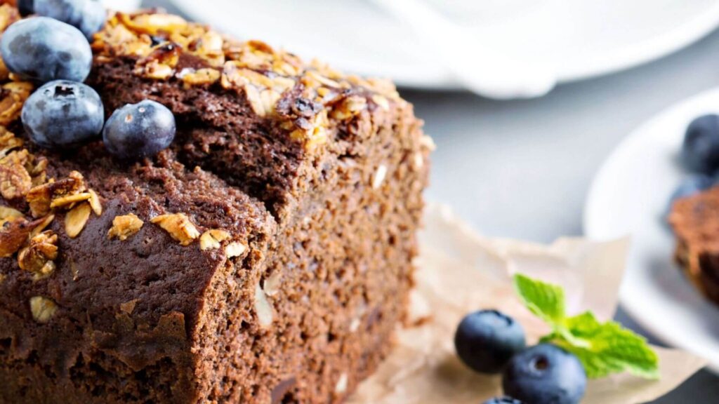 quick bread with blueberries