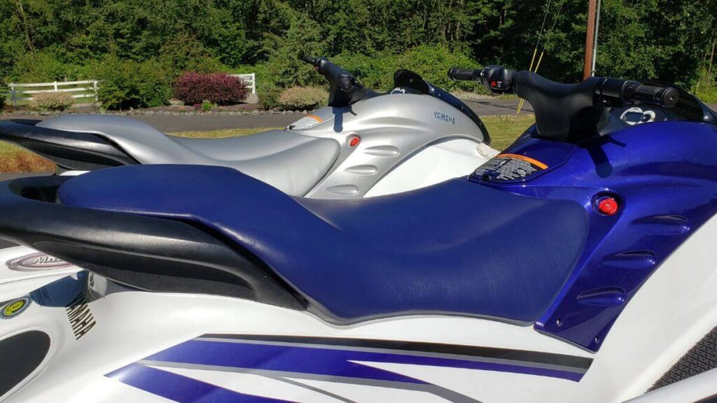 two Yamaha waverunners

