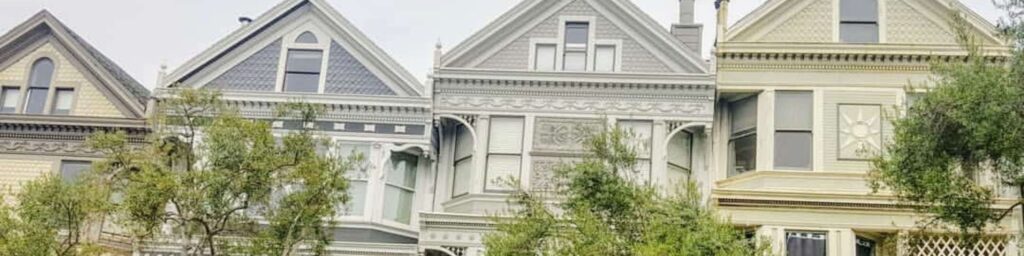Row houses in Sanfrancisco, CA