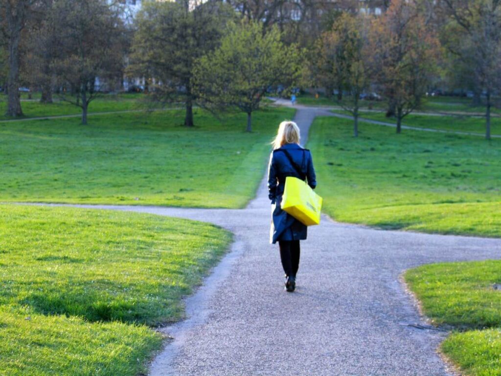 empty nester mom heading down a new path